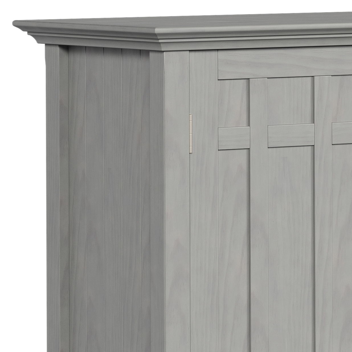 Bedford - Sideboard Buffet And Wine Rack - Fog Gray