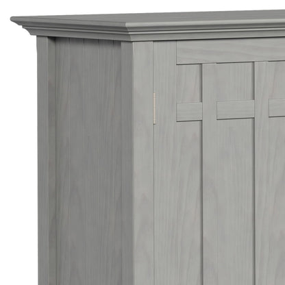 Bedford - Sideboard Buffet And Wine Rack - Fog Gray