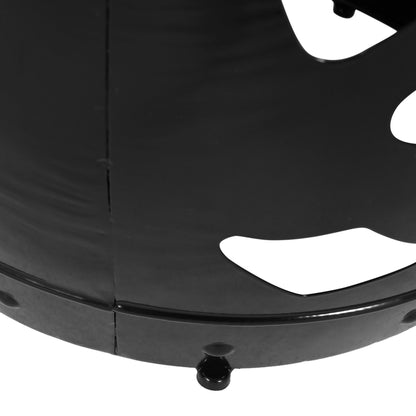 Large Metal End Table - Black