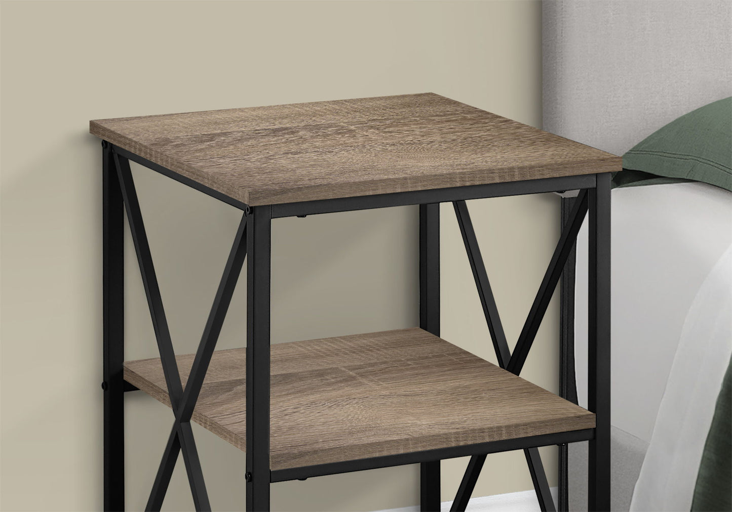Accent Table, Side Contemporary & Modern - Taupe