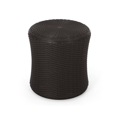 Olivo - Patio Table Outdoor Side Table - Dark Brown