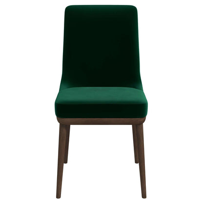 Laura - Mid-Century Modern Solid Wood Dining Chair (Set of 2) - Green