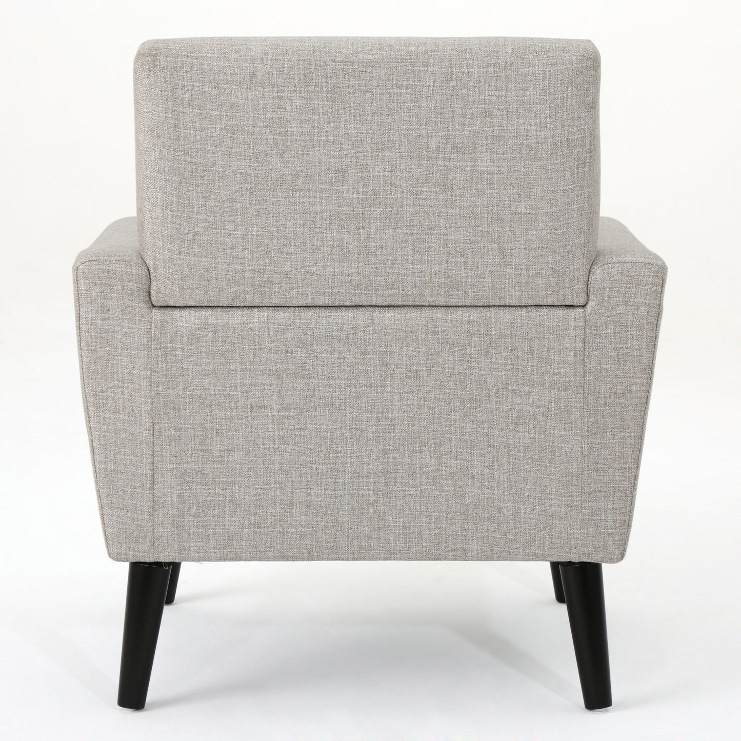 Devotion - Upholstered Club Chair With Birch Wood Legs - Beige