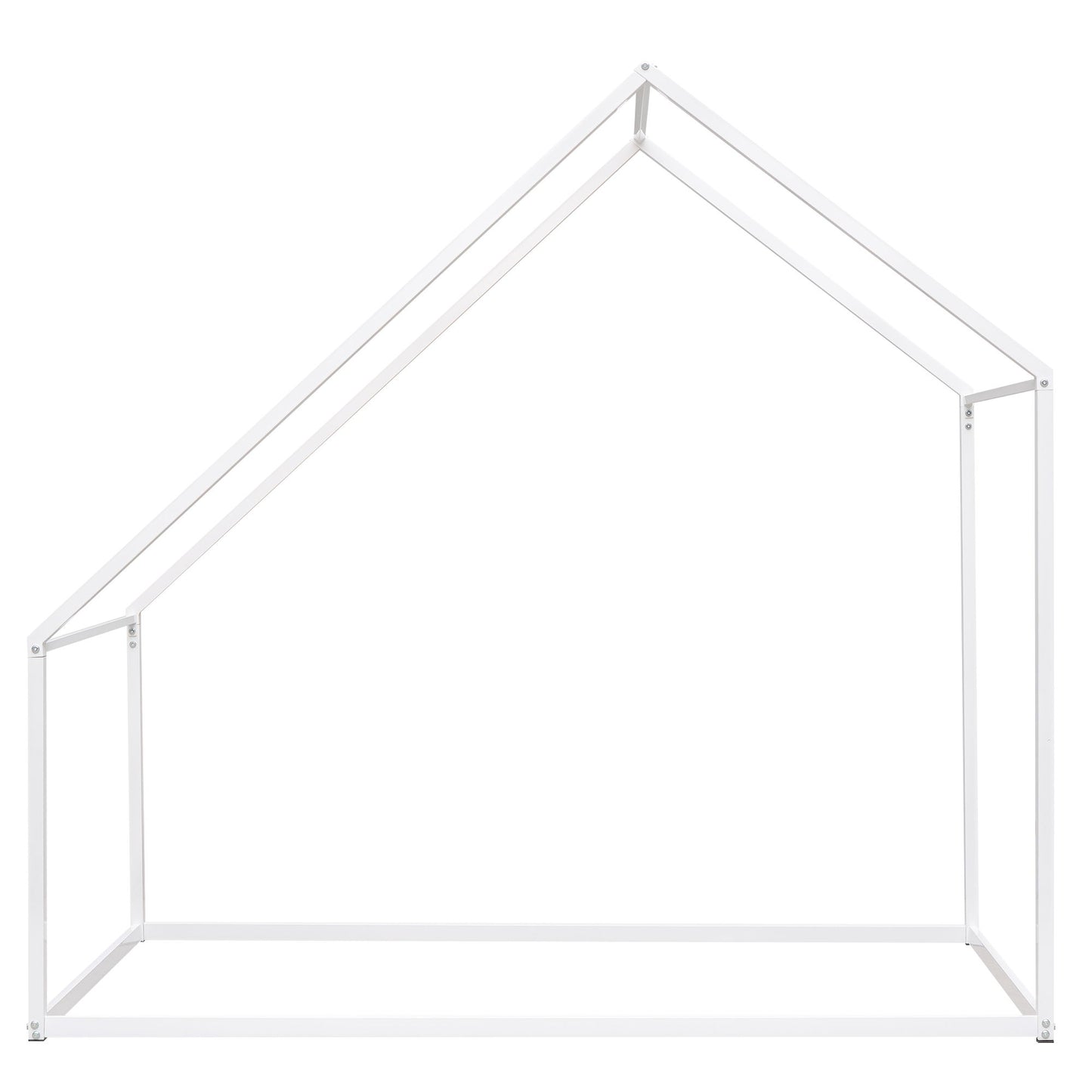 Twin Size Playhouse Design Bed - White