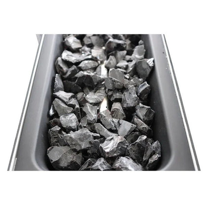 Rectangular Fire Pit With Frame - White