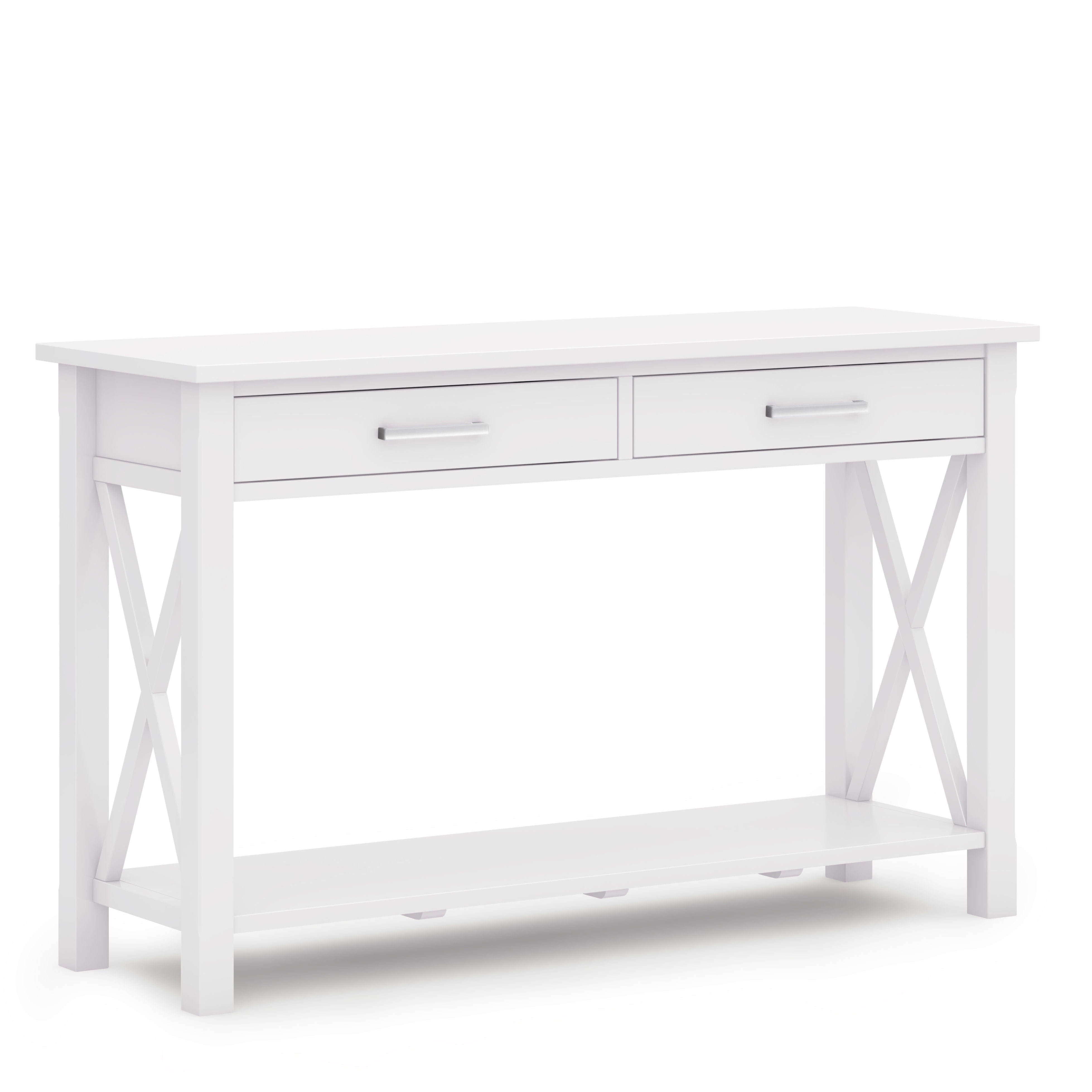 Kitchener - Console Sofa Table - White