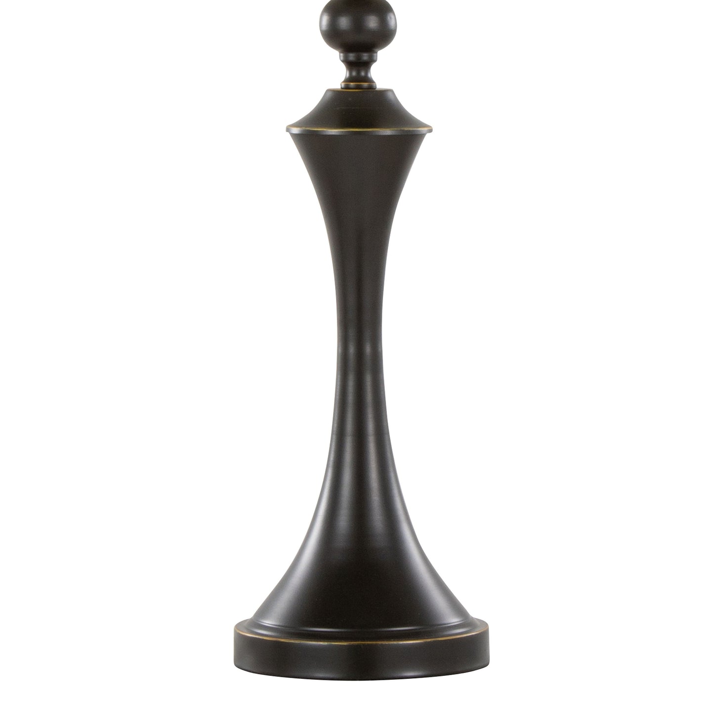 Flint - Contemporary Table Lamp Built In USB Port (Set of 2) - Oil Rubbed Bronze - White