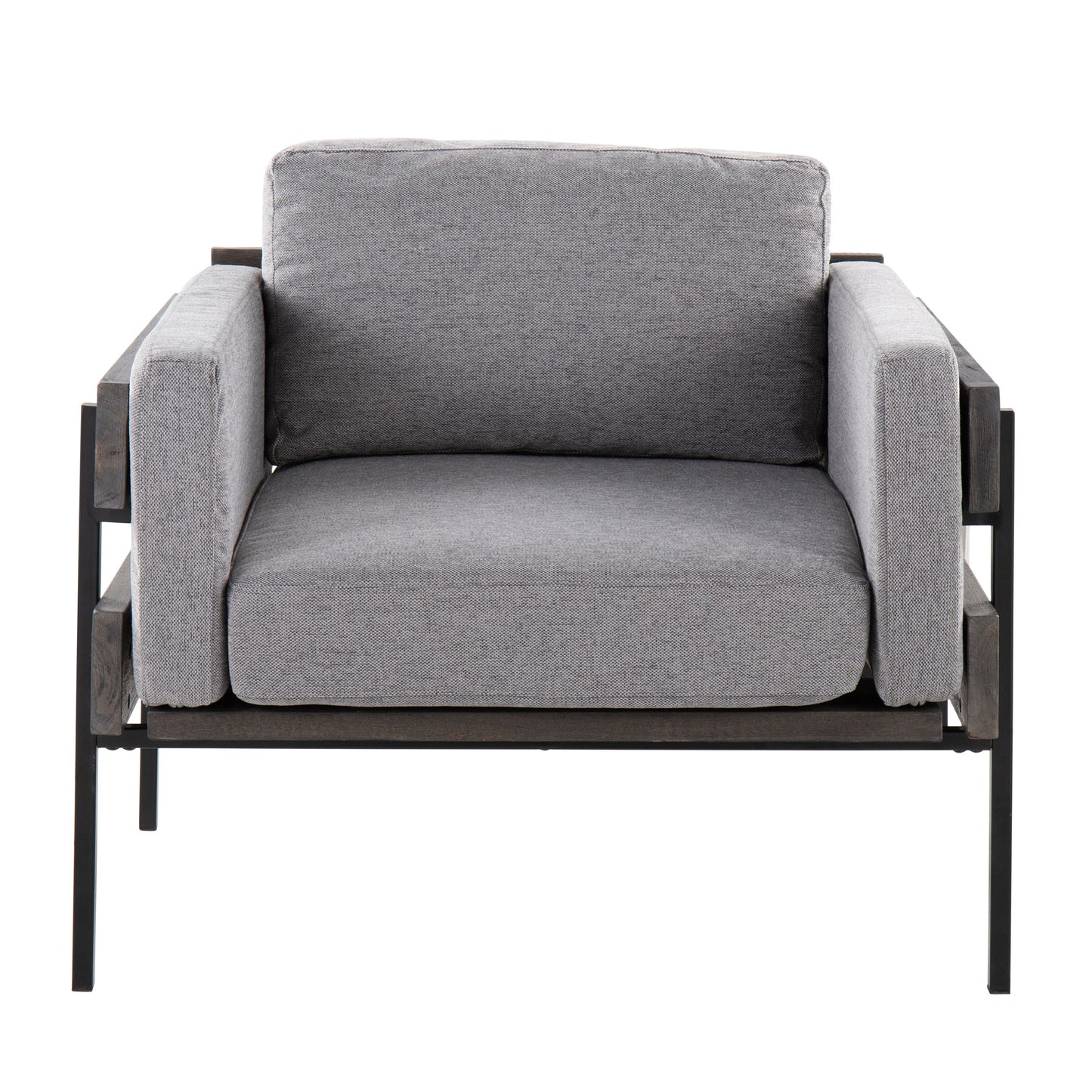 Kari - Farmhouse Chair - Black / Gray / Light Gray