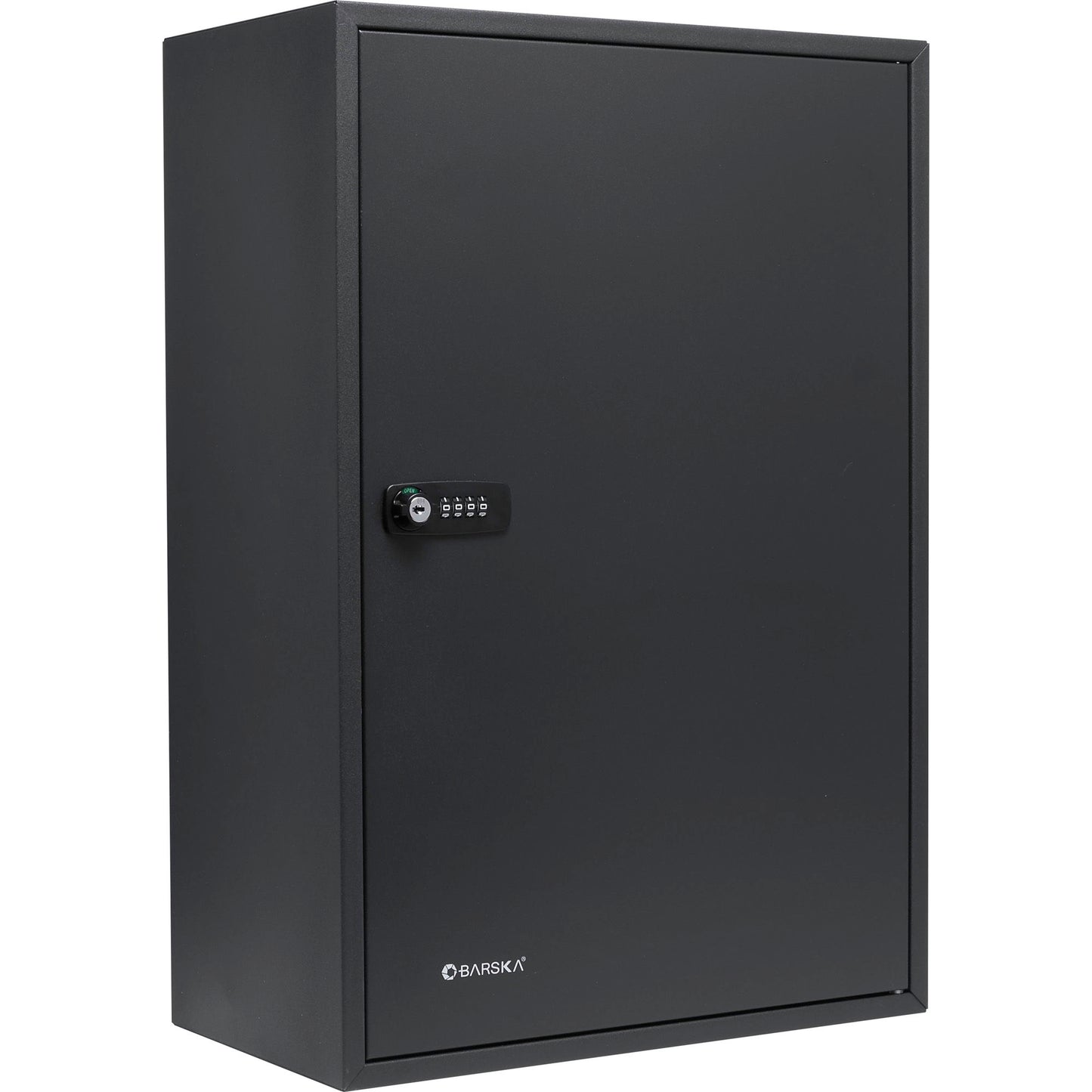 300 Key Adjustable Key Cabinet With Combination Lock - Black
