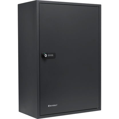 300 Key Adjustable Key Cabinet With Combination Lock - Black