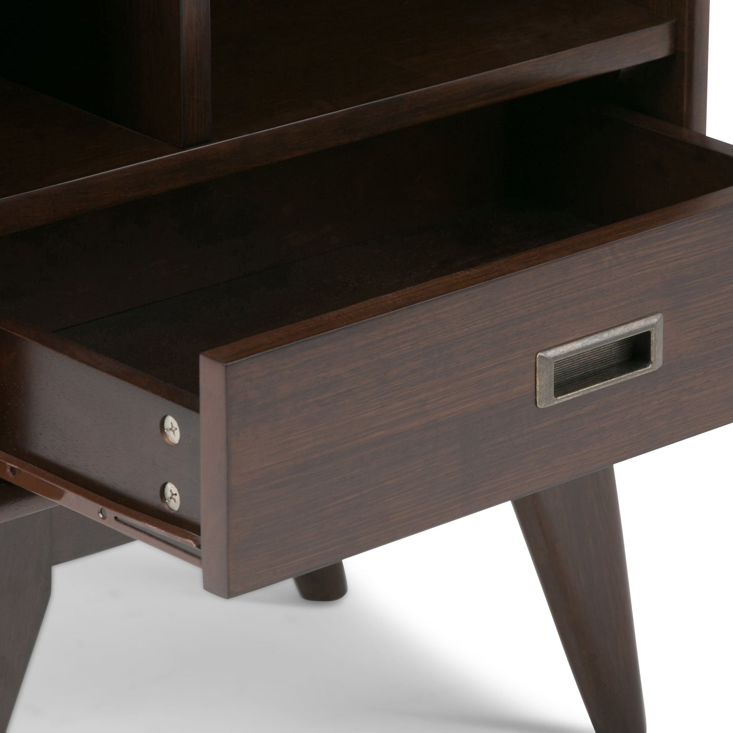 Draper - Mid Century Bookcase And Storage Unit - Medium Auburn Brown