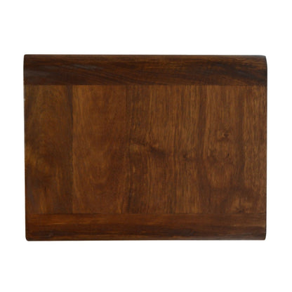 Curve Floating Bedside Table - Chestnut