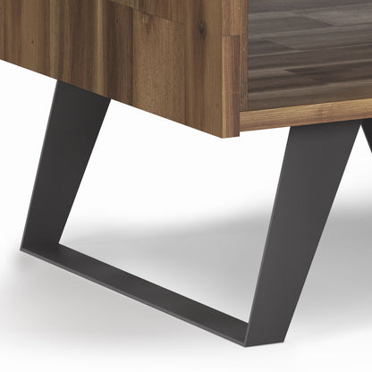 Lowry - End Table - Distressed Golden Wheat