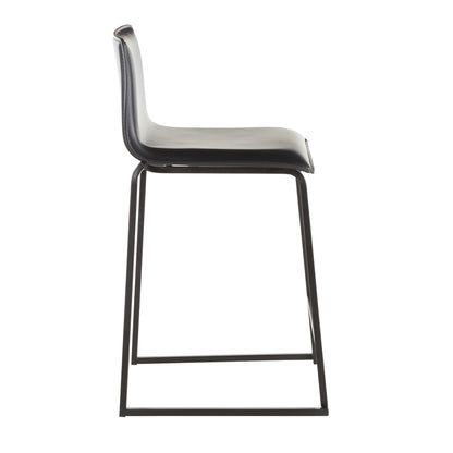 Mara - Contemporary, Counter Stool (Set of 2) - Black