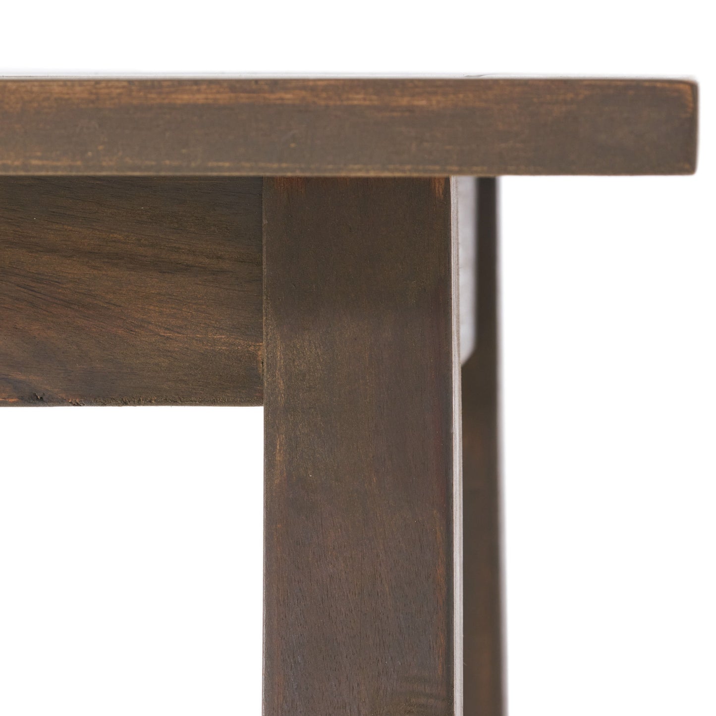 Kinesis - Outdoor Side Table With Slatted Top And Wood Frame - Gray