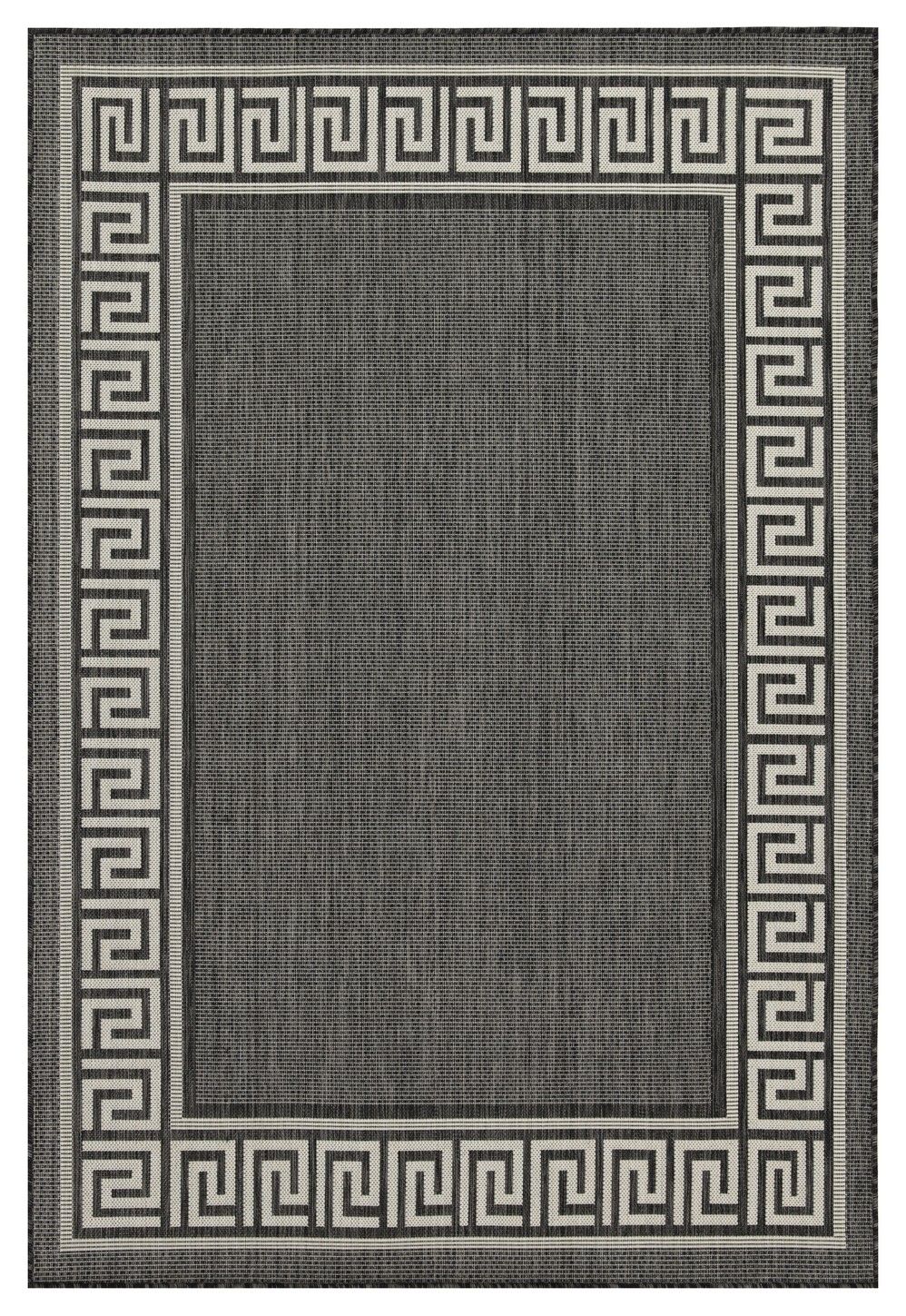 Sunshine - 7'10" X 10'3" Indoor, Outdoor, Area Rug - Anthracite