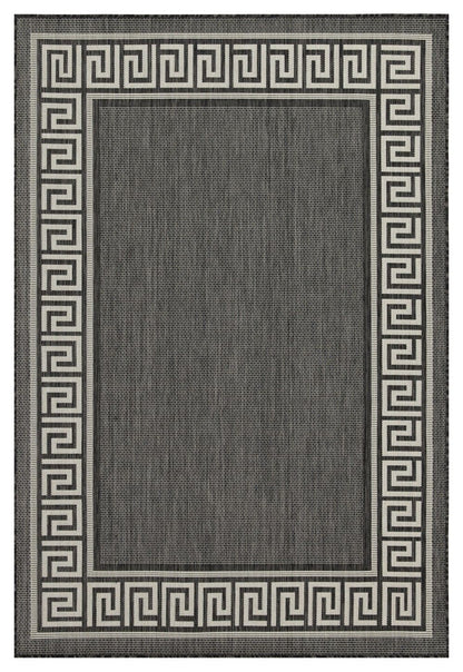 Sunshine - 7'10" X 10'3" Indoor, Outdoor, Area Rug - Anthracite