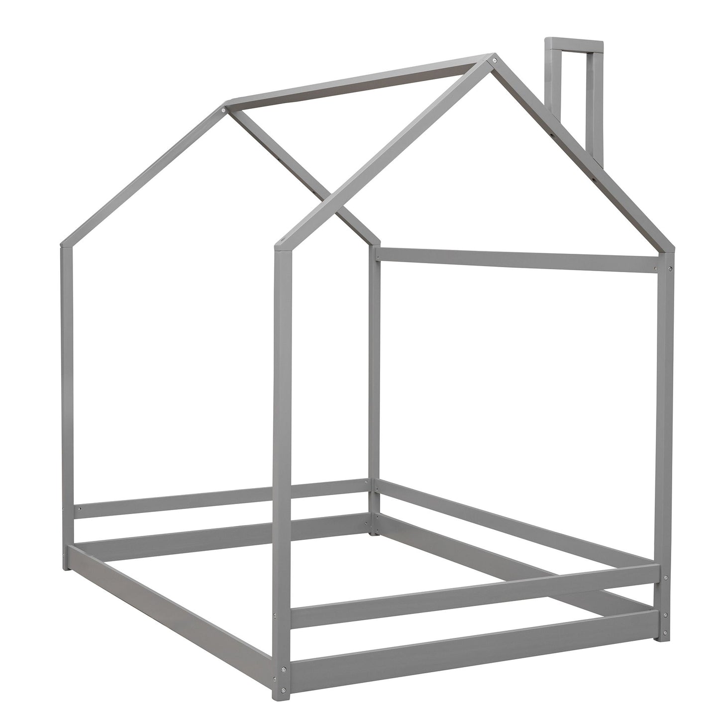 Full Size Playhouse Bed - Gray