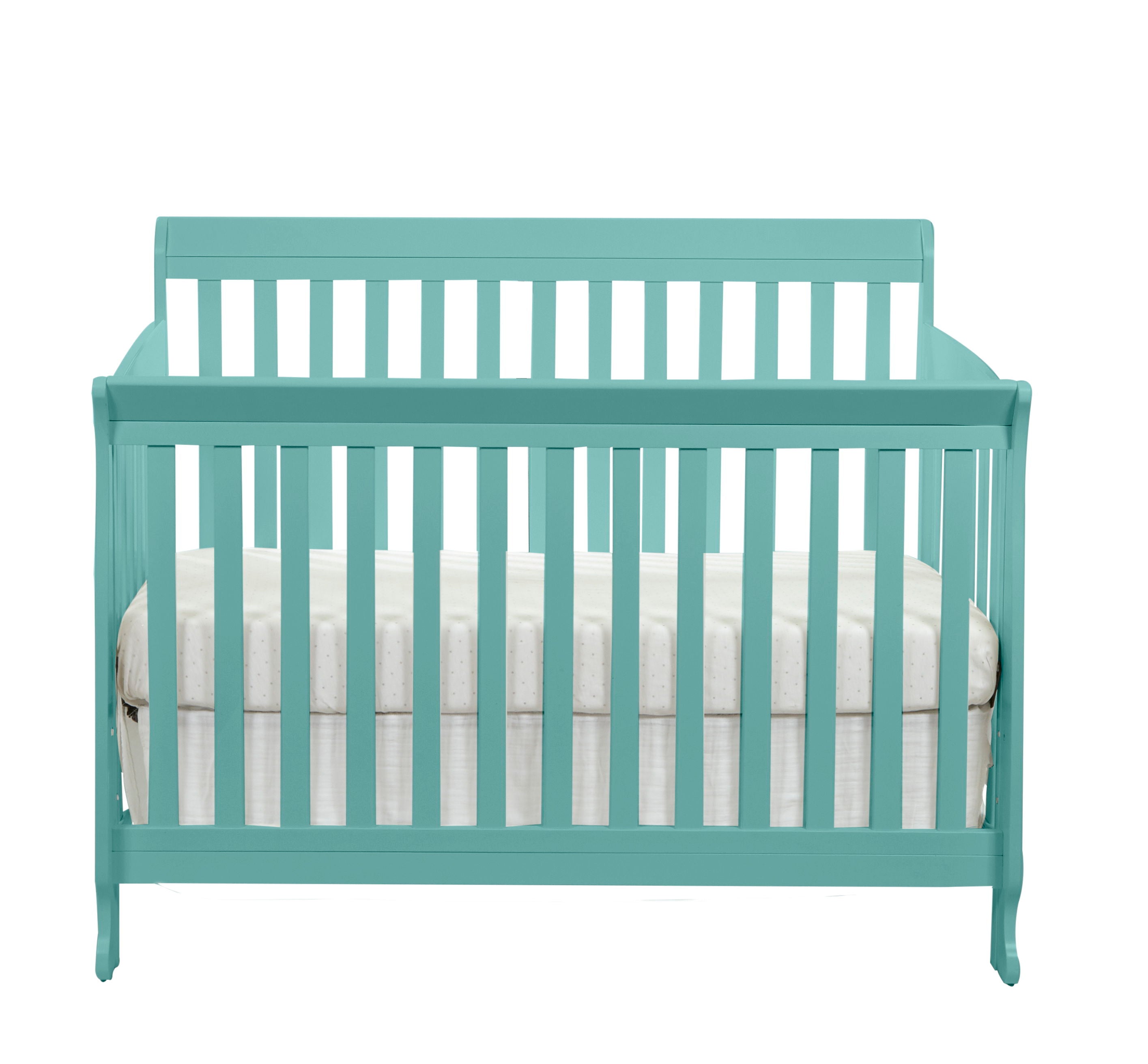 Riley - 4 In 1 Convertible Crib - Turquoise