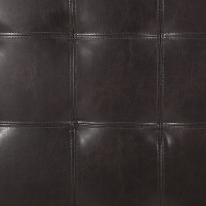 Isabella - Contemporary Ottoman With Storage - Brown