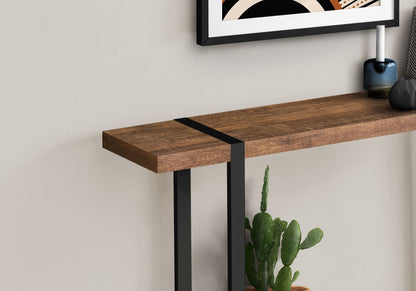 Accent Console Table For Entryway, Contemporary & Modern - Brown