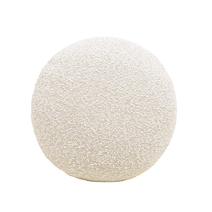 Fuji - Mushroom Footstool Ottoman - Ivory White