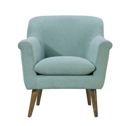 Shelby - Woven Fabric Oversized Armchair - Aquamarine Teal