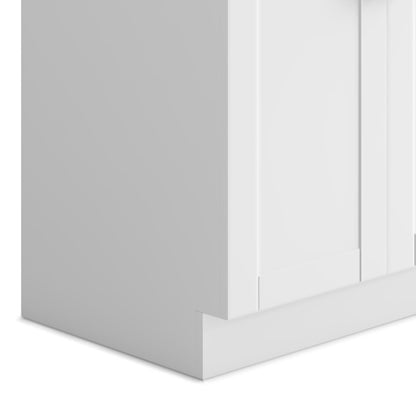 Kyle - Laundry Cabinet &Faucet And Stainless Steel Sink - White