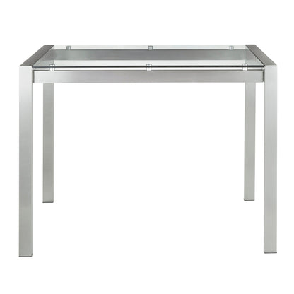 Fuji - Contemporary Counter Table - Clear