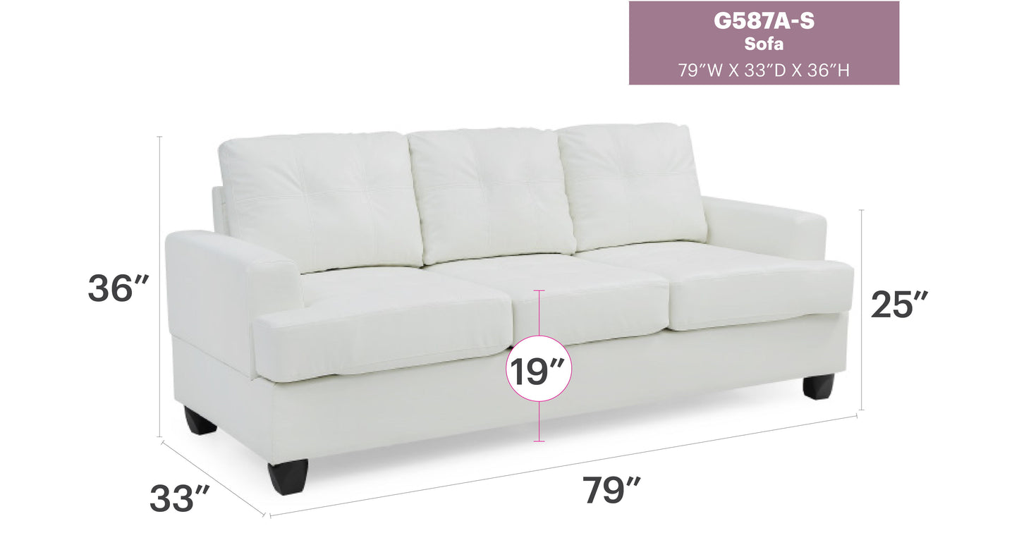 Sandridge - Sofa - White