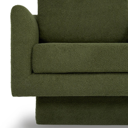 360ÔøΩÔøΩÔøΩÔøΩÔøΩÔøΩÔøΩÔøΩÔøΩÔøΩÔøΩÔøΩÔøΩÔøΩÔøΩ Modern Swivel Accent Chair Round Armchair, Thick Padded Single Lounge Sofa Upholstered Comfy - Green