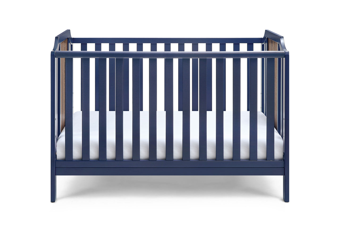 Brees Island - 3 In 1 Convertible Crib Midnight - Blue, Brownstone
