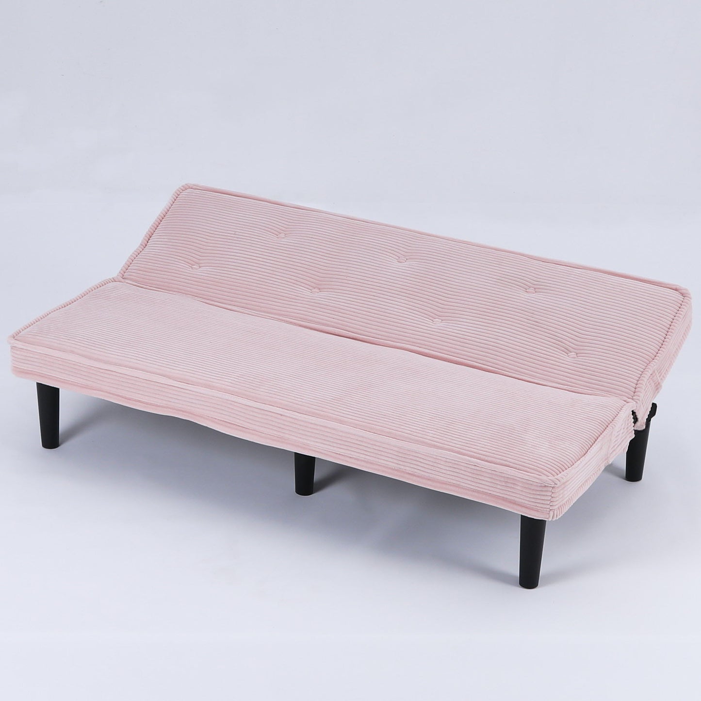 Modern Sofa Bed - Black / Beige / Pink