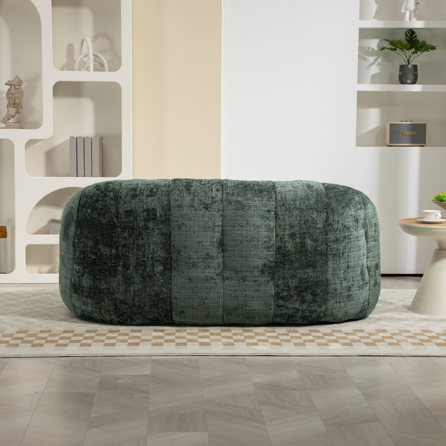 Bean Bag Sofa Lazy Sofa Durable Comfort Lounger High Back Bean Bag Chair Couch For Adults And Kids - Emerald