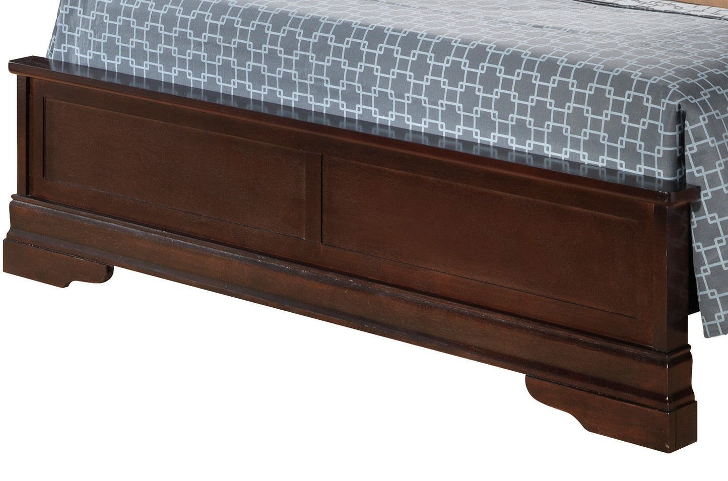Full Bed Charming Traditional - Cappuccino