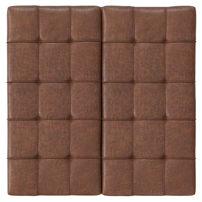 Mariah - Lift Top Table Storage Ottoman - Brown