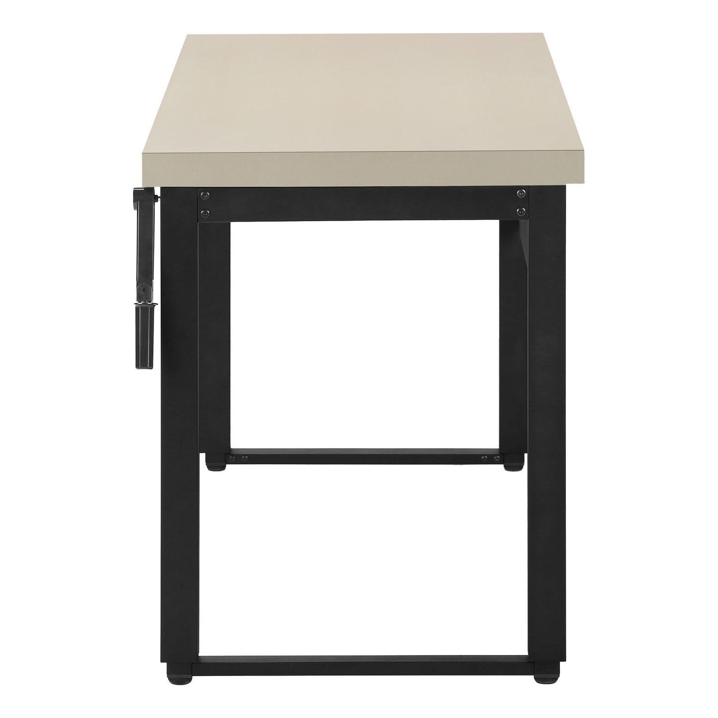 Computer Desk, Home Office, Standing, Adjustable, Laptop, Contemporary & Modern - Taupe