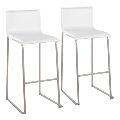 Mara - Contemporary Barstool (Set of 2) - White