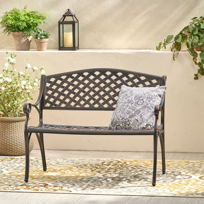 Spencer - Cast Bench - Copper