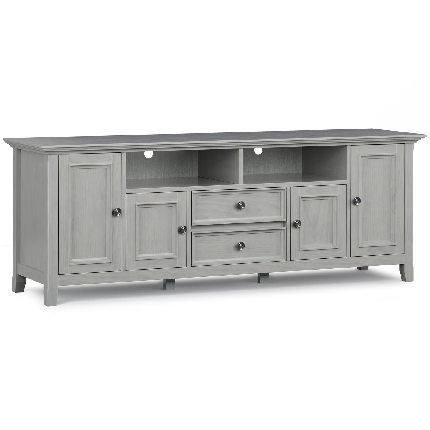 Amherst - Wide TV Media Stand - Fog Gray