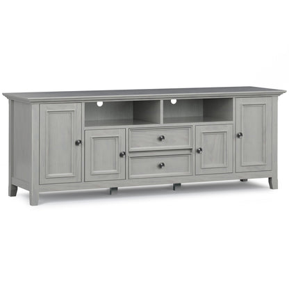 Amherst - Wide TV Media Stand - Fog Gray