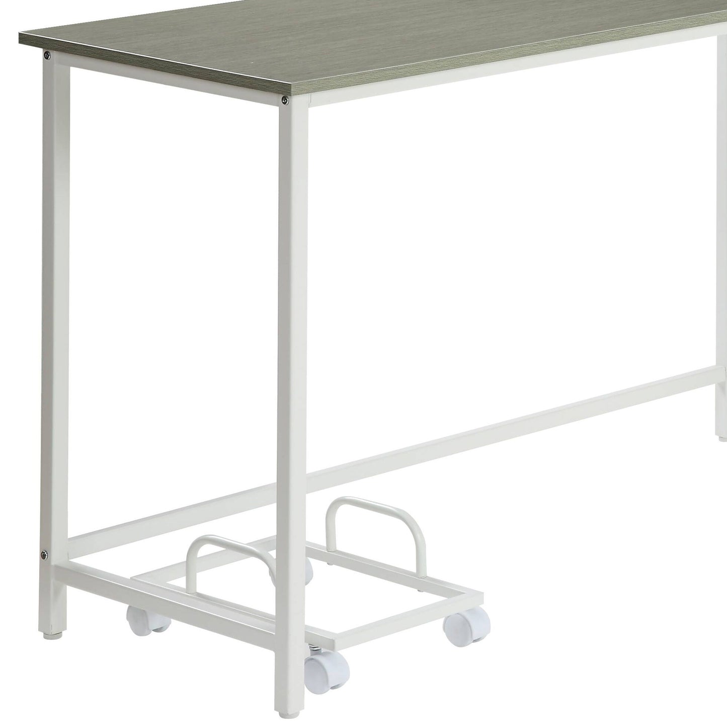 Bambina - Computer Desk - Gray / White