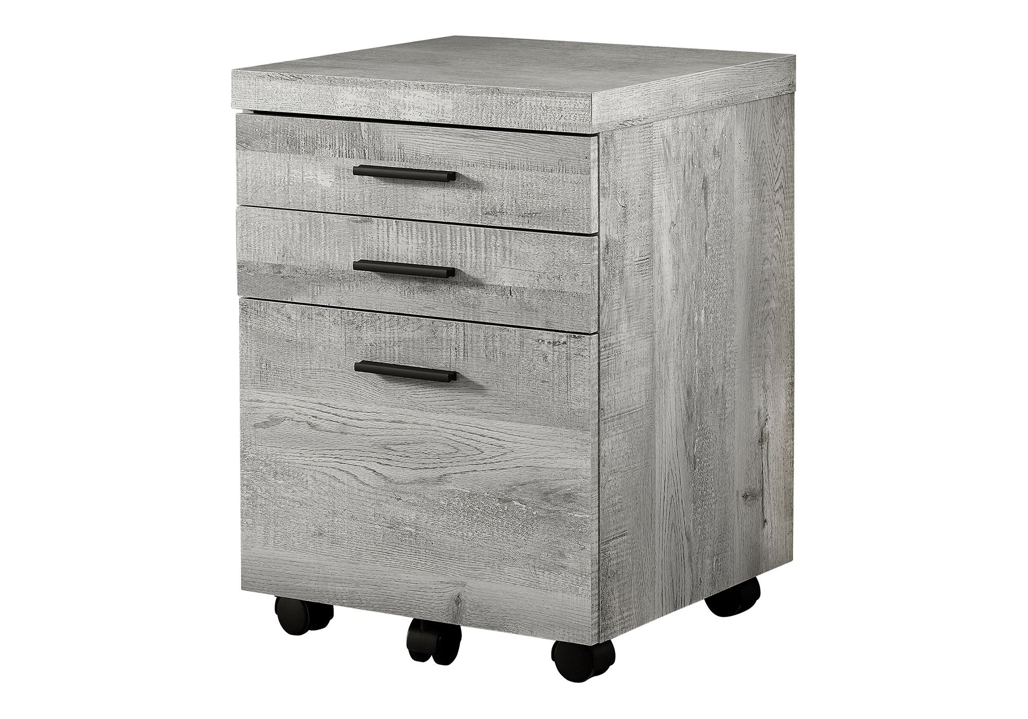 File Cabinet, Rolling Mobile, Storage Drawers, Printer Stand, Office, Contemporary & Modern - Gray
