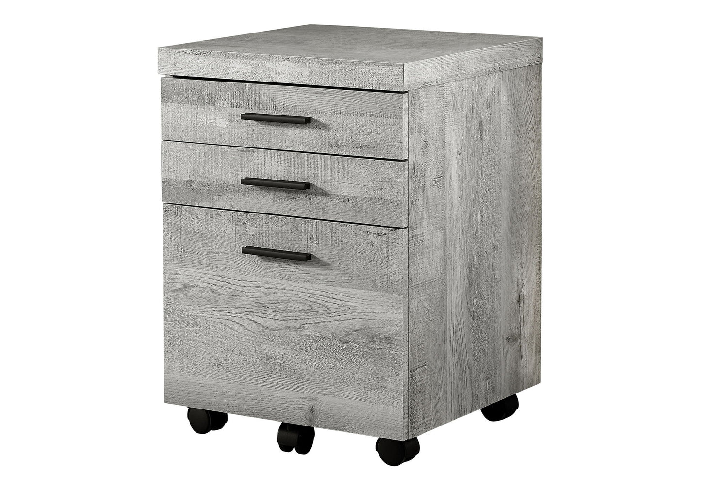 File Cabinet, Rolling Mobile, Storage Drawers, Printer Stand, Office, Contemporary & Modern - Gray