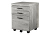 File Cabinet, Rolling Mobile, Storage Drawers, Printer Stand, Office, Contemporary & Modern - Gray