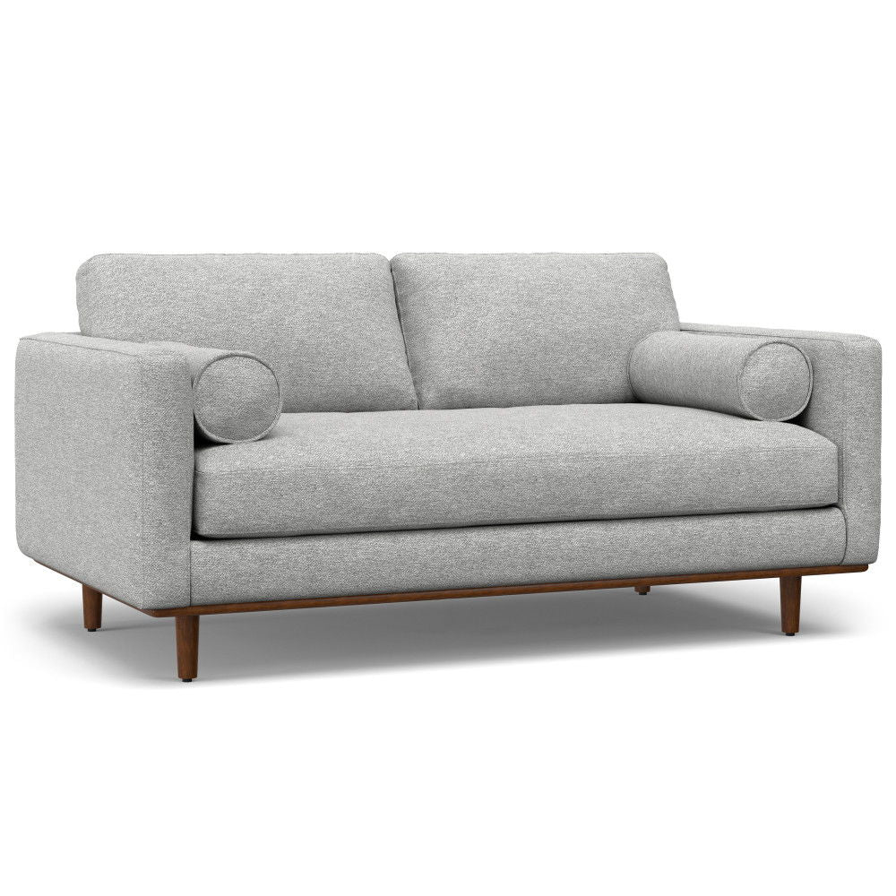 Morrison - Upholstered Sofa And Ottoman Set - Mist Gray