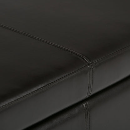 Avalon - Storage Ottoman Bench - Tanners Brown