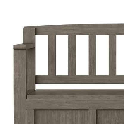 Brooklyn - Entryway Storage Bench - Farmhouse Gray