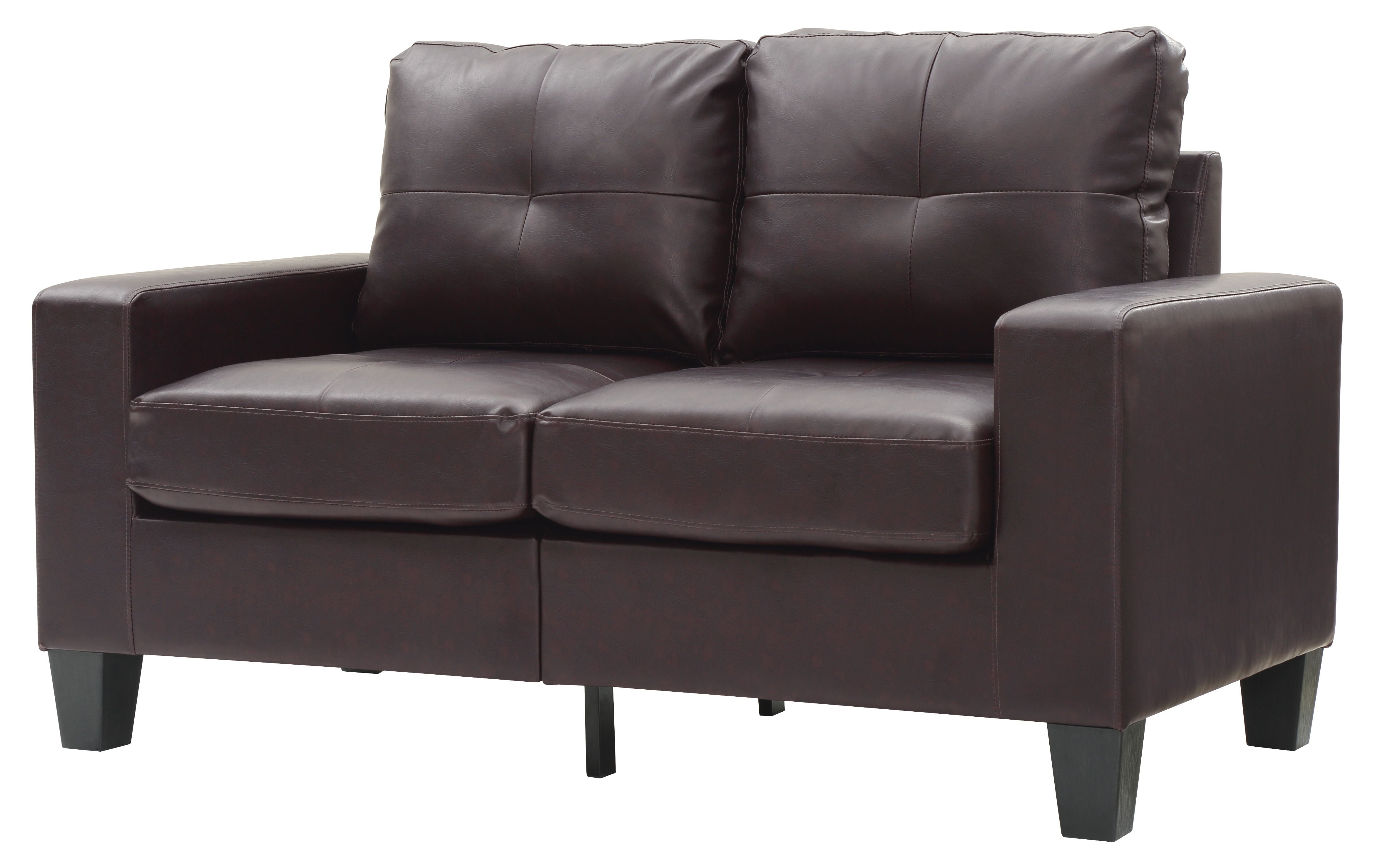 Modular Loveseat - Dark Brown