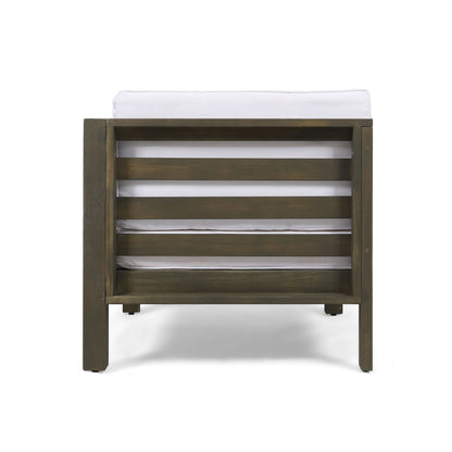 Oana - 3 Piece Love Seat Set With Coffee Table - White
